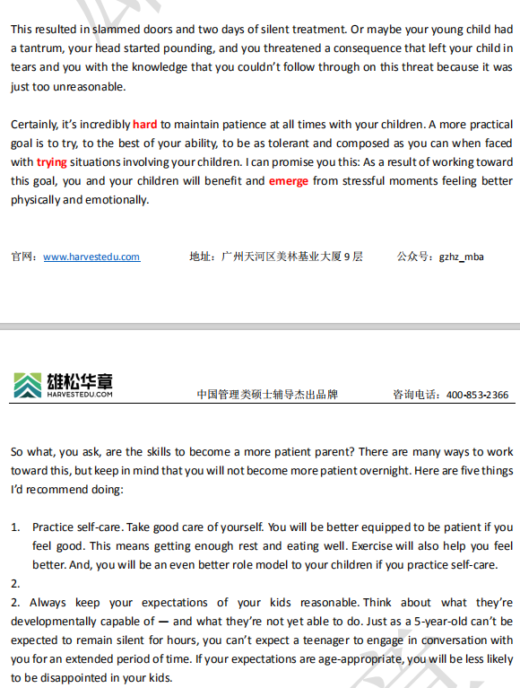 【华章推送】2020年MBA英语二完型填空真题原文